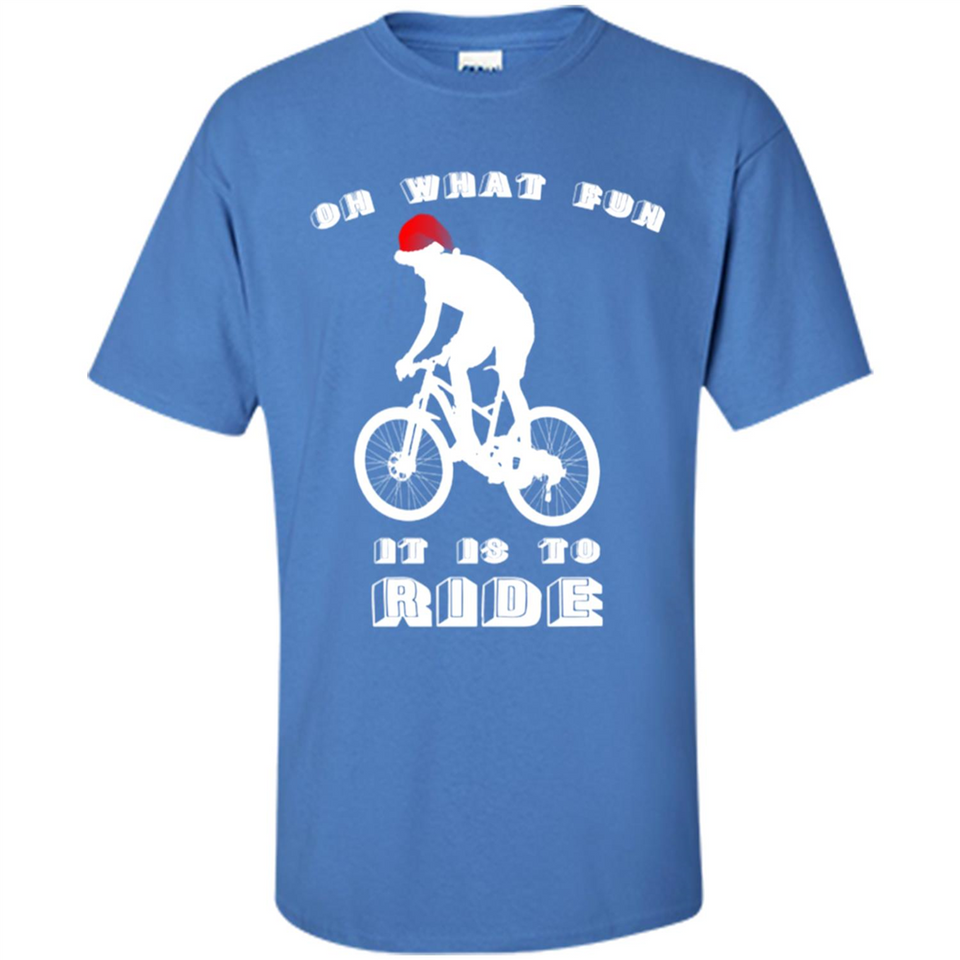 Christmas Mountain Biking Shirt Mountain Biker Christmas