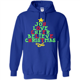 Joy Love Cheer Believe Christmas Tree