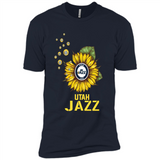 Utah Jazz Basketball Sunflower
