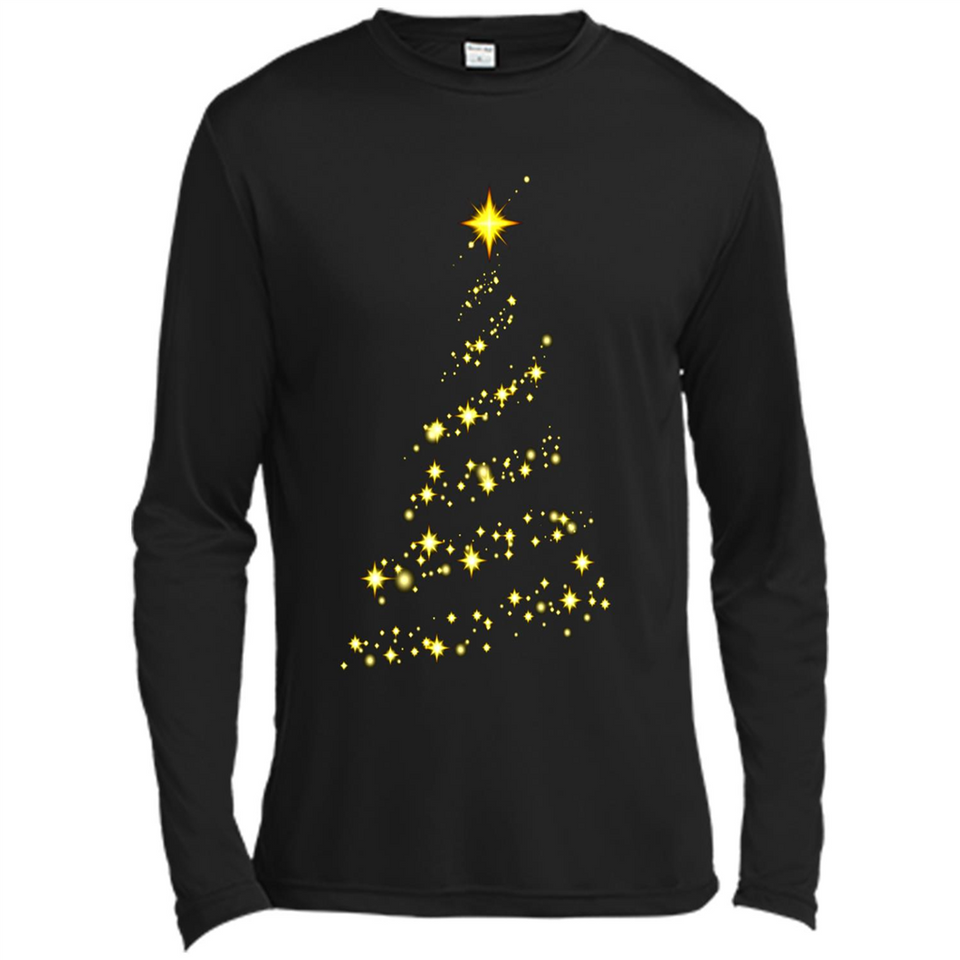 Modern Christmas Tree Light Led Merry Xmas Mug PINGPONG - Canvas Long Sleeve T-Shirt