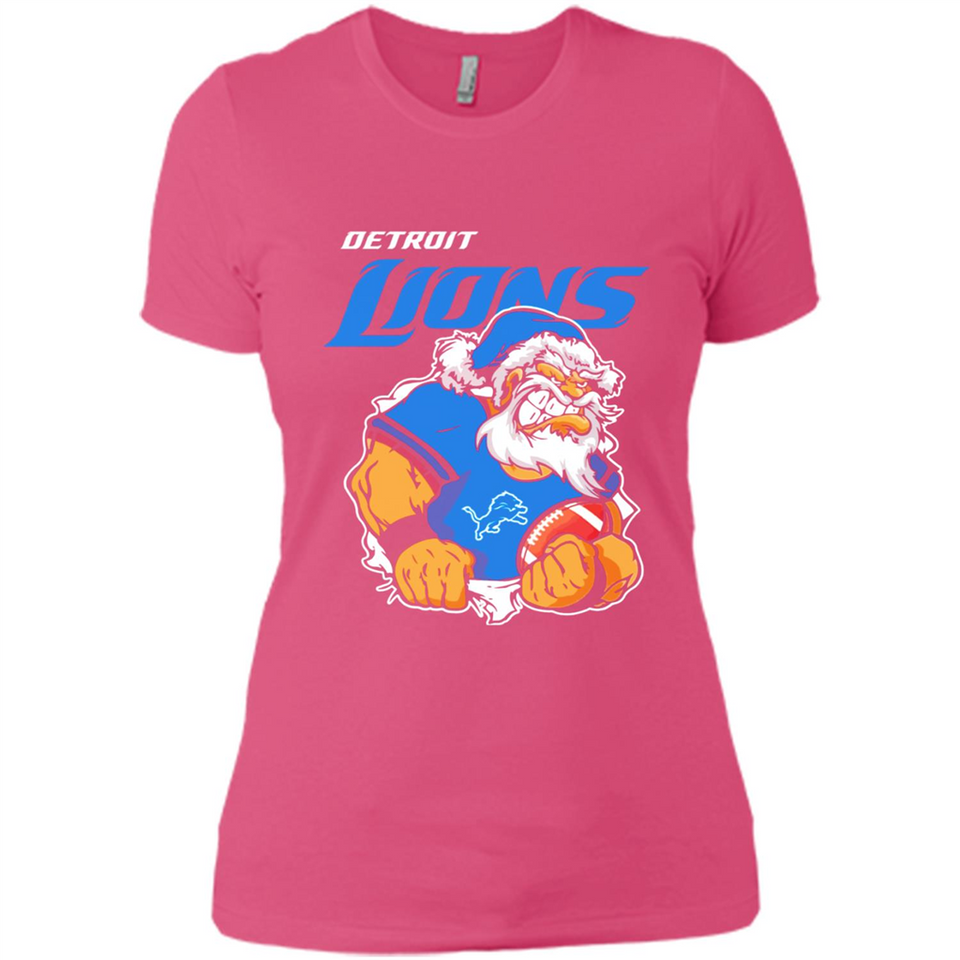 Grumpy Santa Claus Detroit Lions Football Team PINGPONG