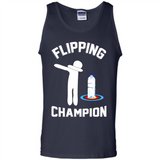 Water Bottle Flipping Tshirt Dabbing Flipping Champion - Tank Top