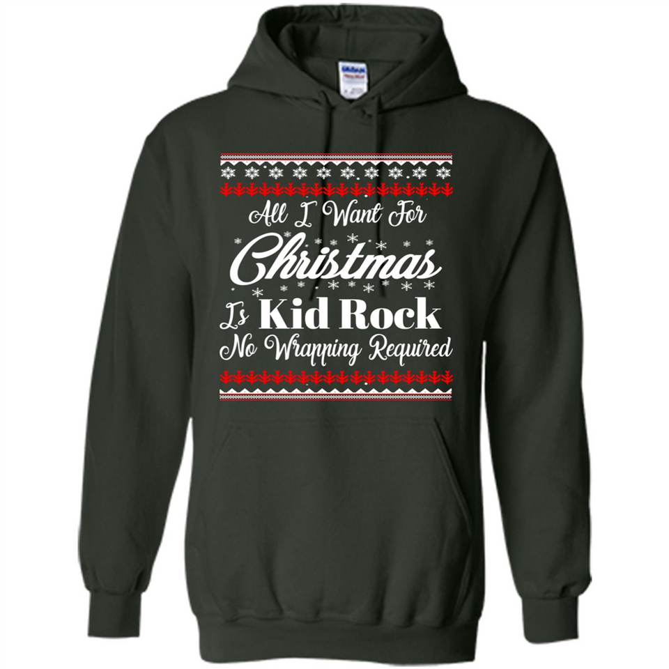 All I want for Christmas is kid rock no wrapping required sweater PINGPONG