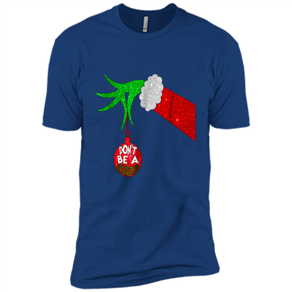 GRINCH HAND HOLDING CHRISTMAS ORNAMENT - DON'T BE A GRINCH PINGPONG