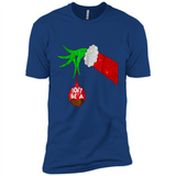 GRINCH HAND HOLDING CHRISTMAS ORNAMENT - DON'T BE A GRINCH PINGPONG