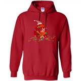 Christmas Lights Sloth Long Sleeve Santa Sloth - Hoodie