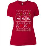 Scientific christmas ugly sweater - Ladies' Boyfriend T-Shirt