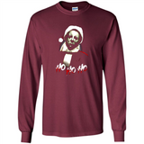 Santa Michael Myers Ho Ho Ho Merry Christmas Sweatshirt - Long Sleeve T-Shirt