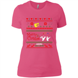 Music Ugly Christmas SweatShirt - Ladies' Boyfriend T-Shirt