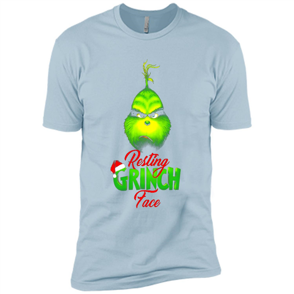 Resting Grinch Face Shirt PINGPONG - Premium Short Sleeve T-Shirt