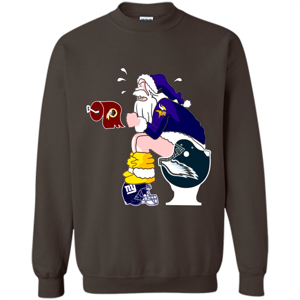 Minnesota Vikings Toilet Santa Claus PINGPONG