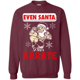 Even Santa Does Karate - Funny Karate - Sweatshirt