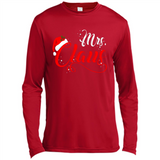 Mrs. Claus Santa Claus Merry Xmas T-Shirt - Canvas Long Sleeve T-Shirt