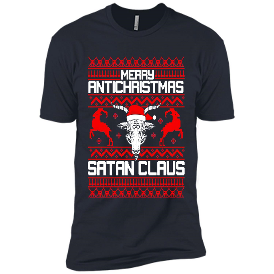 Merry Antichristmas Satan Claus - Premium Short Sleeve T-Shirt