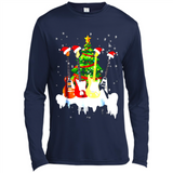Santa Hat Electric Guitar Classical Guitar Christmas shirt Ladies' Boyfriend