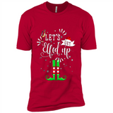 Let's Get Elfed Up Funny Drinking Wine Christmas Elf PINGPONG