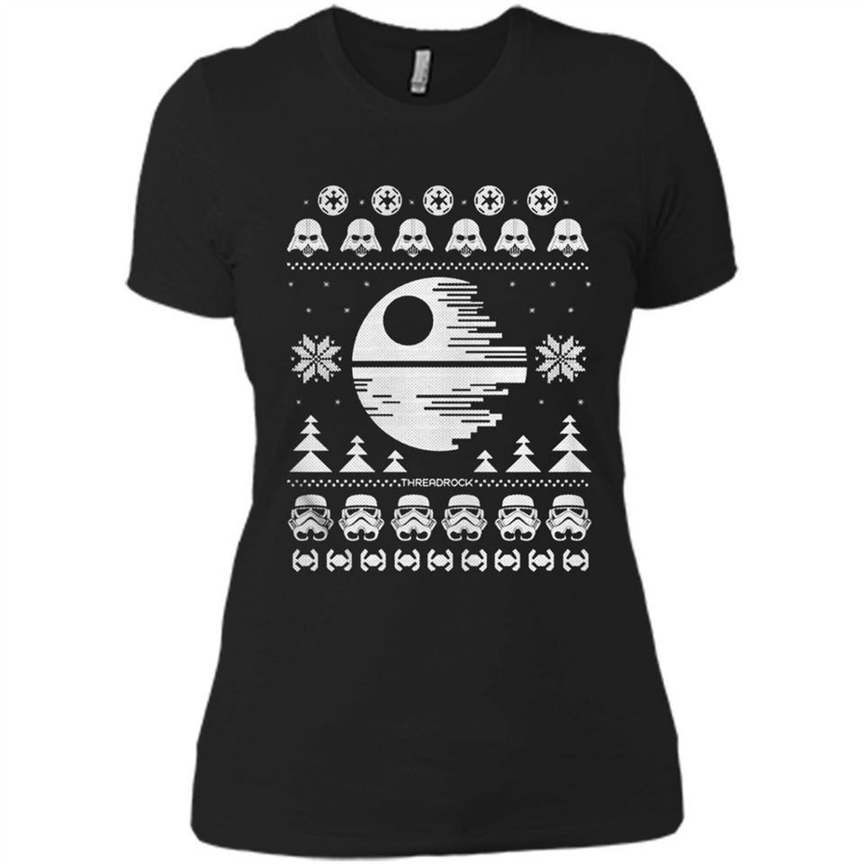 Star War Ugly Christmas 2018 - Ladies' Boyfriend T-Shirt