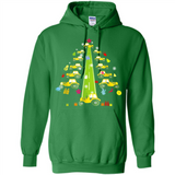 Tractor Car Christmas Tree T-shirt For Drivers
