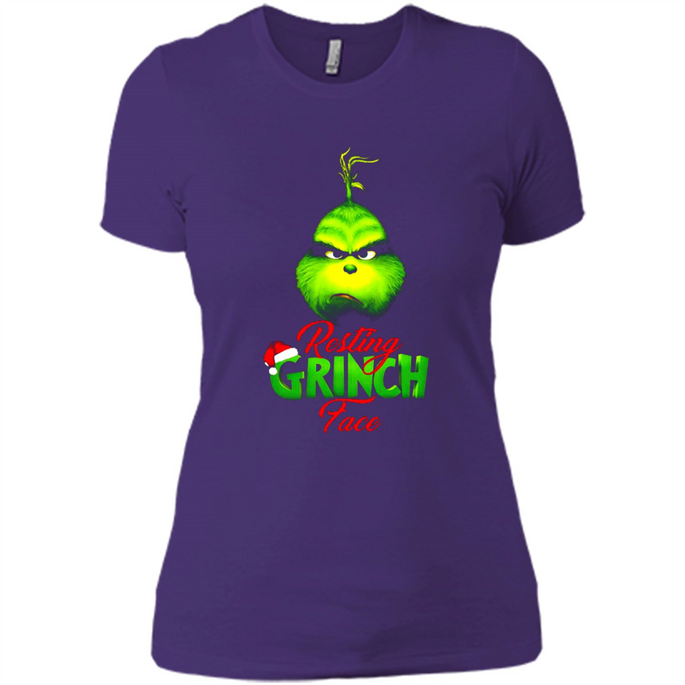 Resting Grinch Face Shirt PINGPONG - Ladies' Boyfriend T-Shirt