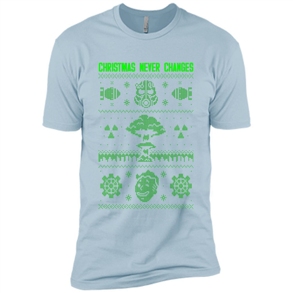 Christmas Ugly Sweater Christmas Never Changes Star Wars - Premium Short Sleeve T-Shirt