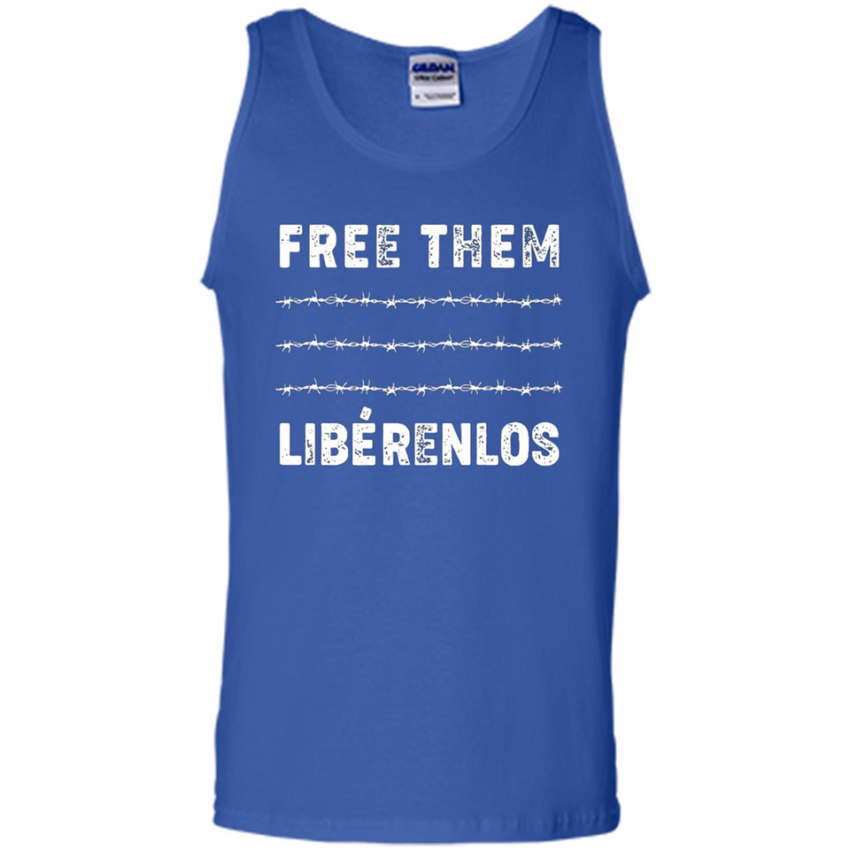 Peaceful Communities- Free Them Liberenlos Shirt PINGPONG - Tank Top