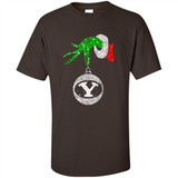 Fantastic Byu Cougars Glitter Grinch Monogram Ornament Christmas Gift - Shirt