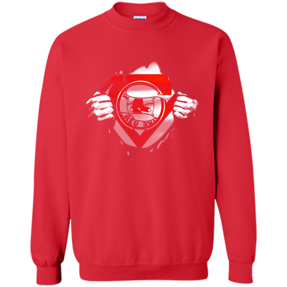 Boston Red Sox And Superman Fans - Sweatshirt