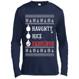 Naughty Nice Fabulous - Canvas Long Sleeve T-Shirt