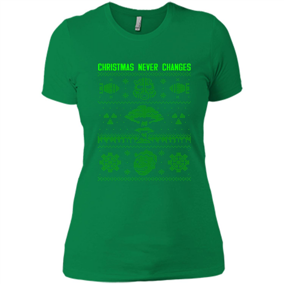 Christmas Ugly Sweater Christmas Never Changes Star Wars - Ladies' Boyfriend T-Shirt