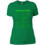 Christmas Ugly Sweater Christmas Never Changes Star Wars - Ladies' Boyfriend T-Shirt