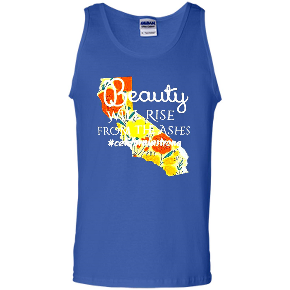 Paradise California Strong Camp Fire Youth T-Shirt PINGPONG - Tank Top