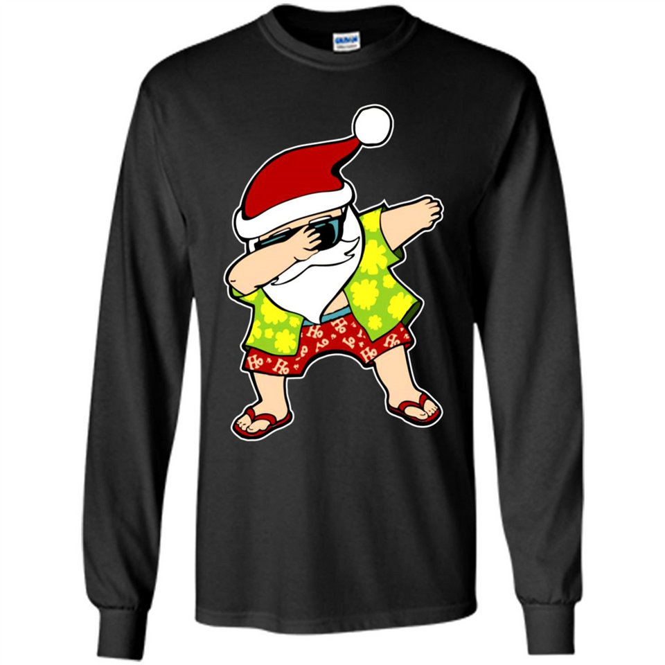 Dabbing Santa Christmas In July 1 - Long Sleeve T-Shirt