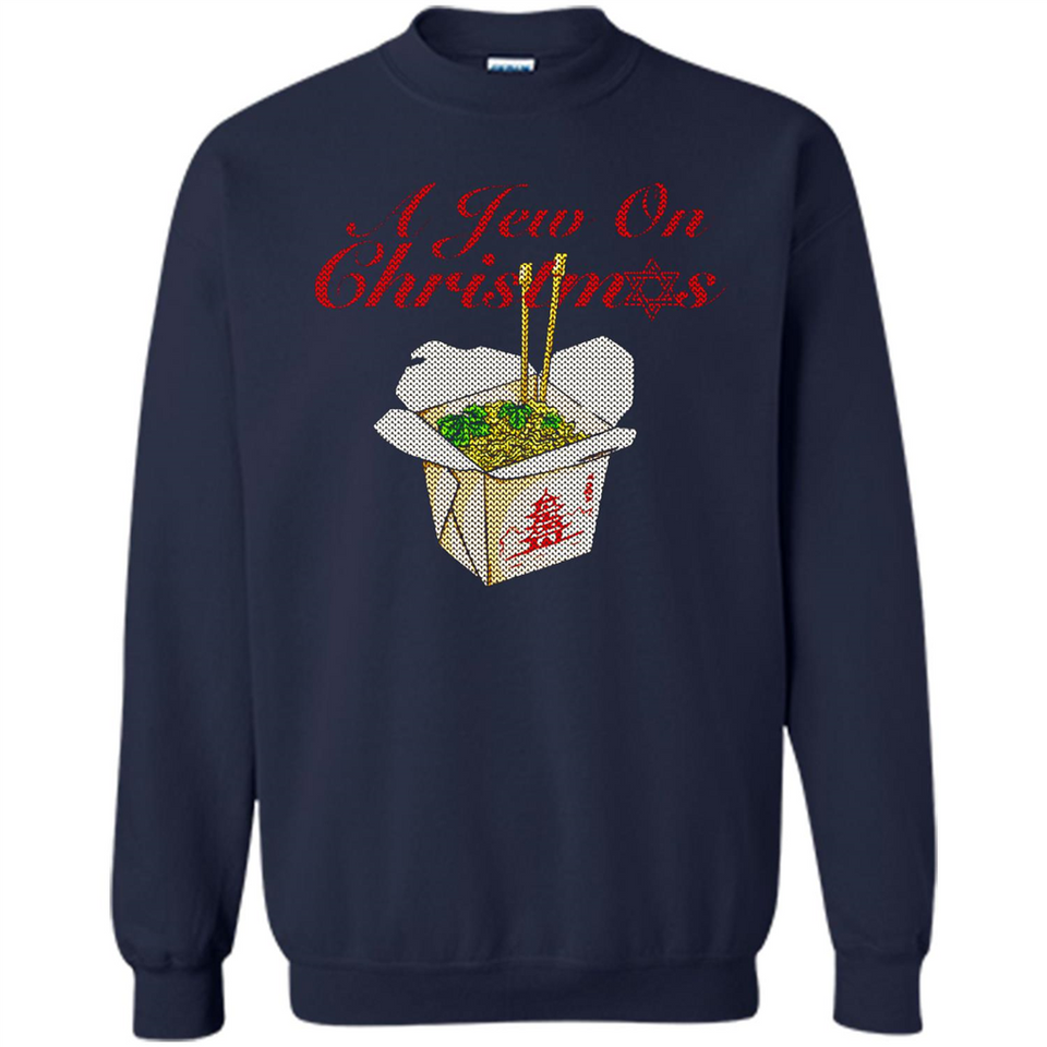 Christmas Ugly Sweater A Jew On Christmas - Sweatshirt