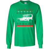 Christmas Ugly Sweater Automobile Ugly Christmas Sweater - Long Sleeve T-Shirt