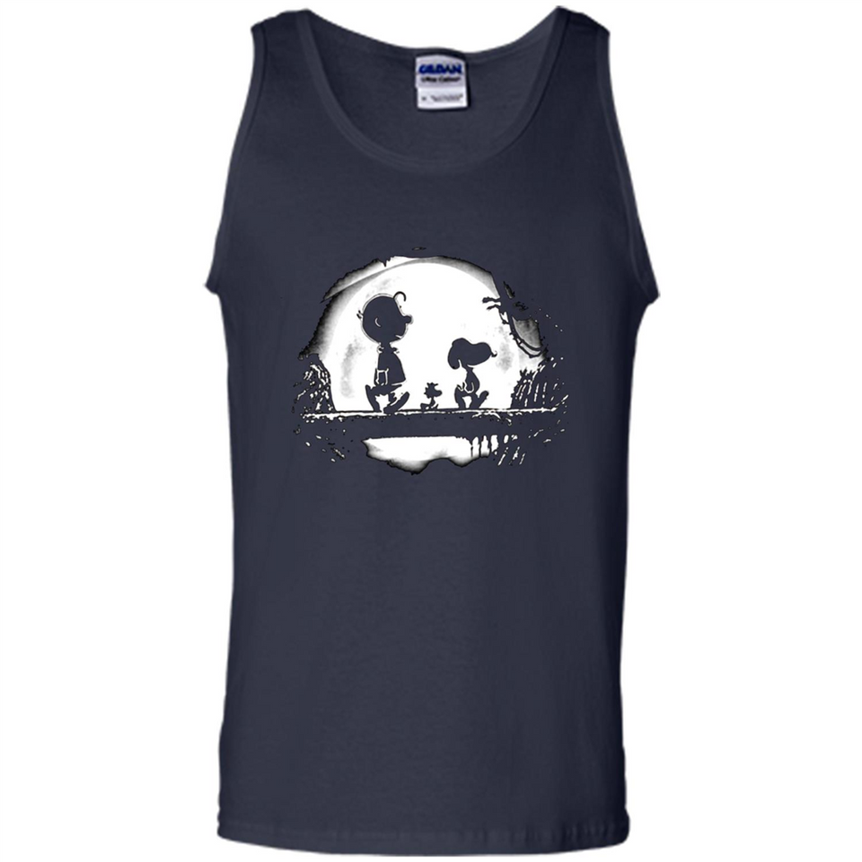 Snoopy The Peanuts Walking To The Moon