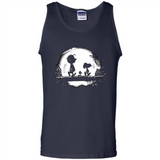 Snoopy The Peanuts Walking To The Moon