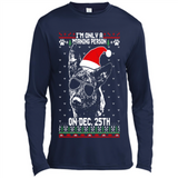 Morning Person Dutch Shepherd Funny Xmas - Canvas Long Sleeve T-Shirt