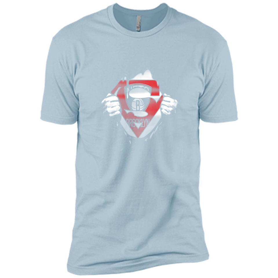 Brooklyn Nets And Superman Fans - Premium Short Sleeve T-Shirt