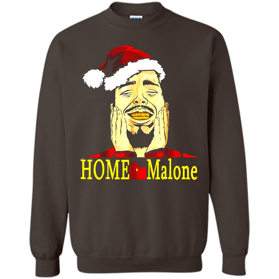 Home Malone Shirt Post Malone Christmas Sweatshirt - Sweatshirt