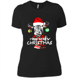 Fabulous Mooey christmas Heifers Cow Christmas lights - Ladies' Boyfriend T-Shirt