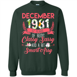 December 1981 37 Years Of Being Classy Sassy - Sweatshirt
