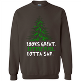 Looks Great Little Full Lotta Sap Funny Christmas Mug PINGPONG - Sweatshirt