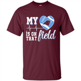 Carolina Panthers Football My Heart is on that Field - Shirt