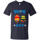 Snow Day Shirt For Edmonton Oilers Vs Minion Fans pingpong
