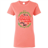 This is My Hallmark-Christmas Movies Watching Sporty T-Shirt - Ladies Short-Sleeve