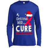 My Christmas Wish Is A Cure Breast Cancer Awareness sweater PINGPONG