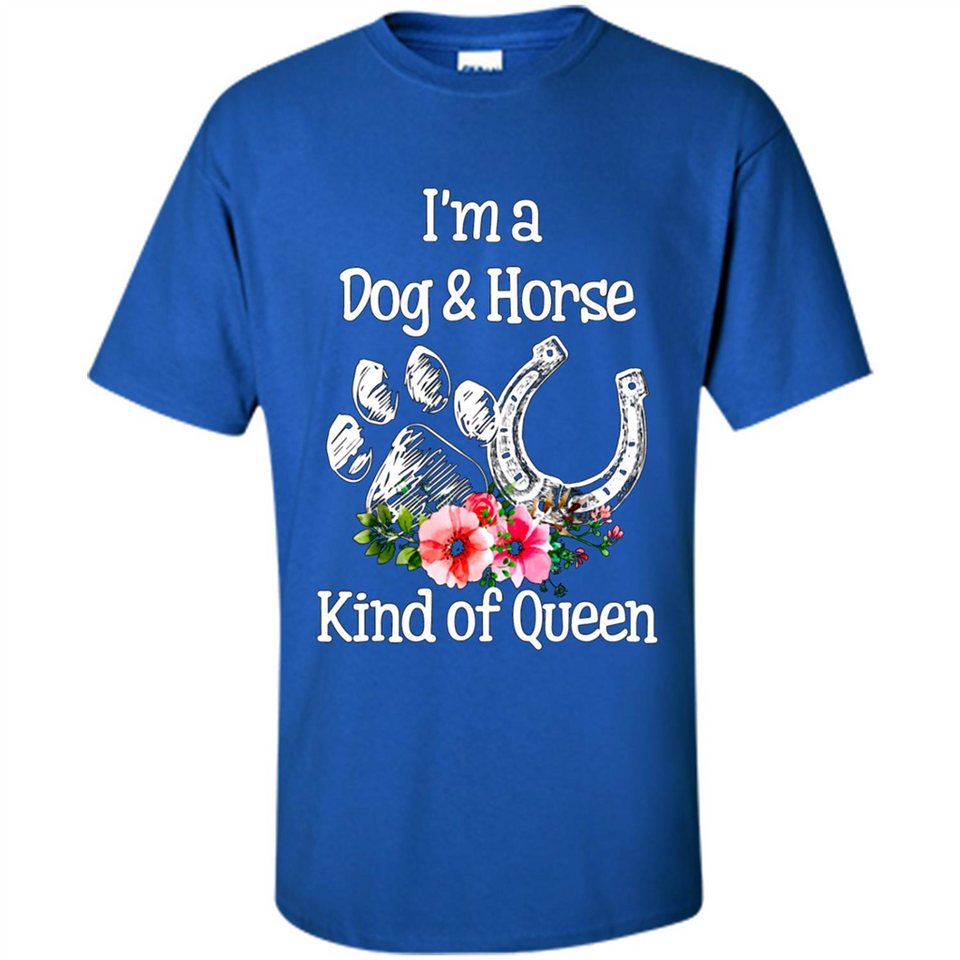 I'm A Dog & Horse Shirt Animal Lover Gift