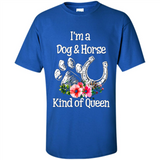 I'm A Dog & Horse Shirt Animal Lover Gift