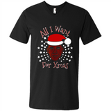 Obama All I Want For Xmas T Shirt PINGPONG - Men's V-Neck