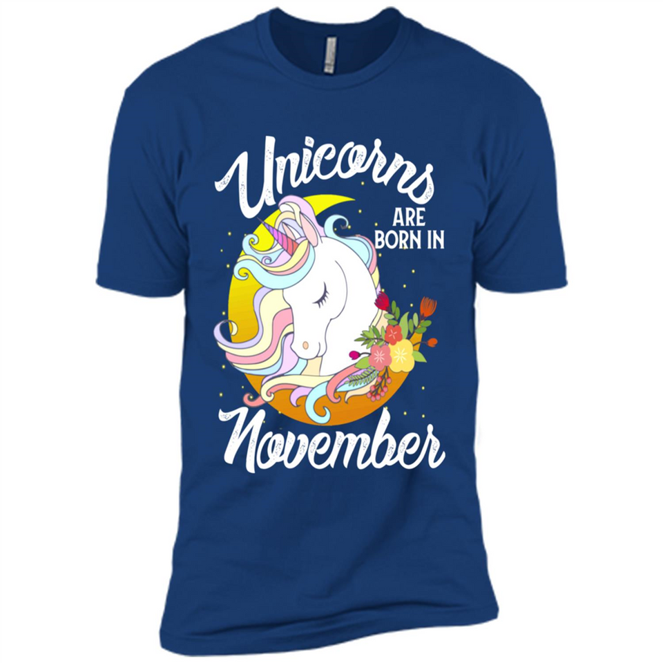 Unicorns Are Born In November Magical Rainbow